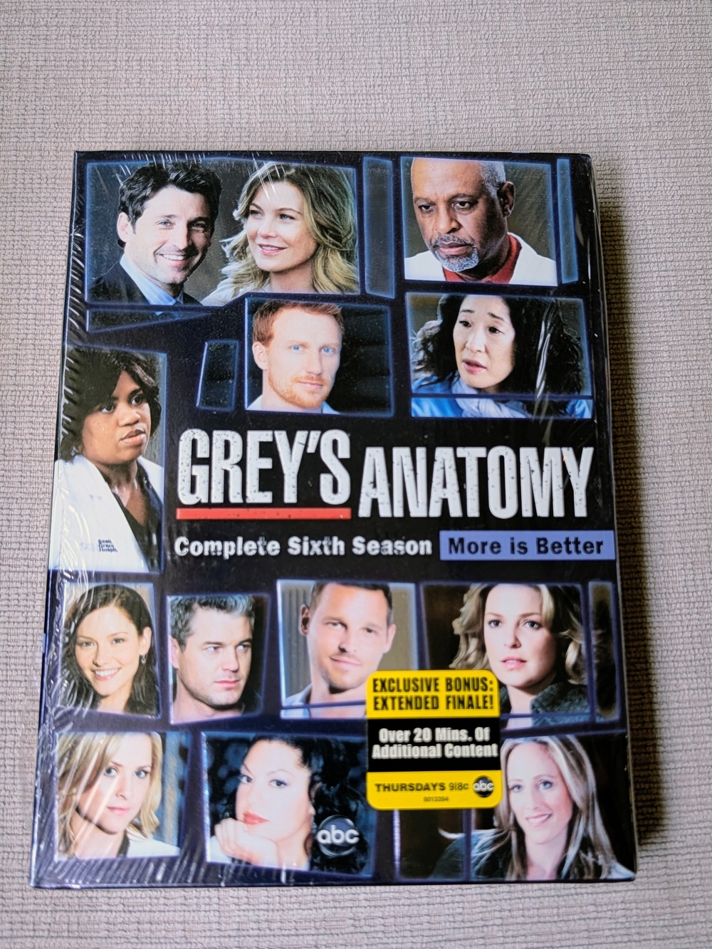 Brand New Grey's Anatomy Complete Sixth Season DVD Set